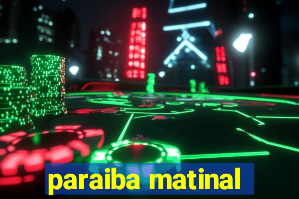 paraiba matinal